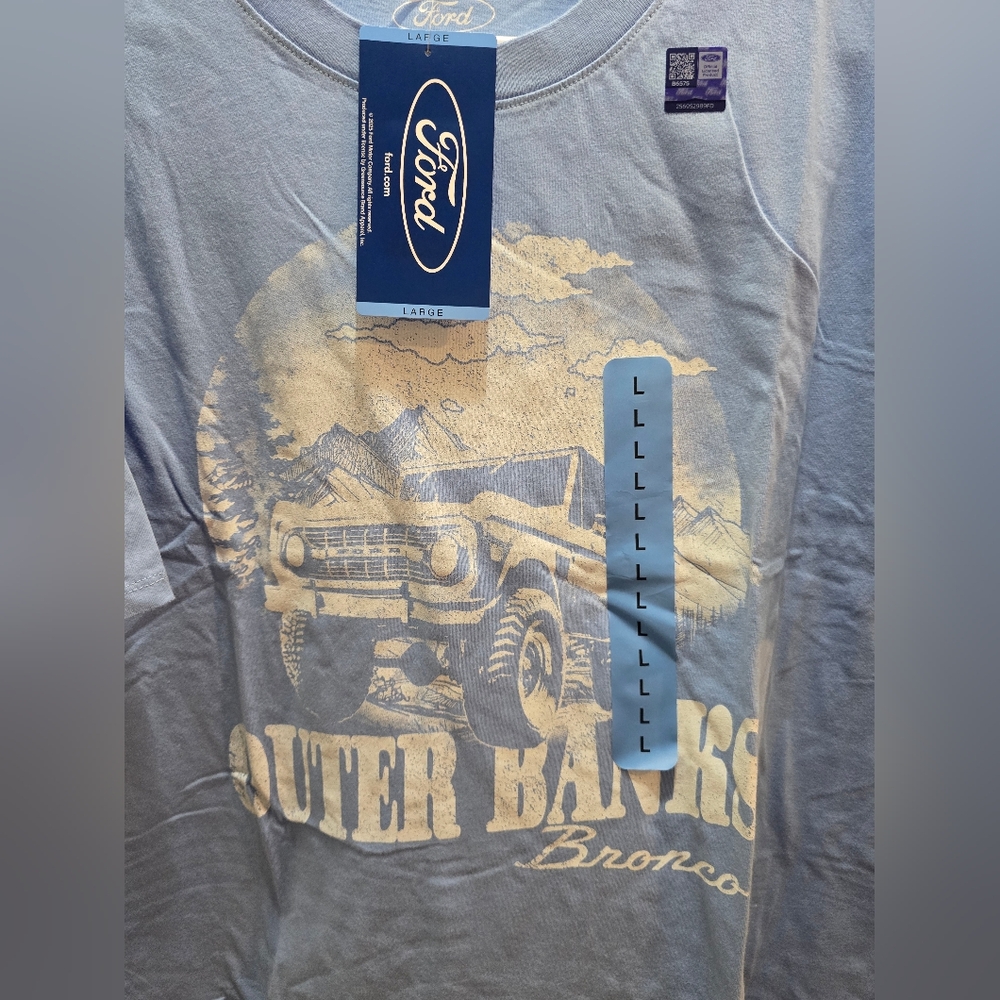 Ford Bronco  Casual Short Sleeve Tee, L Or XL, Price Is For 1 Shirt - Picture 2 of 7